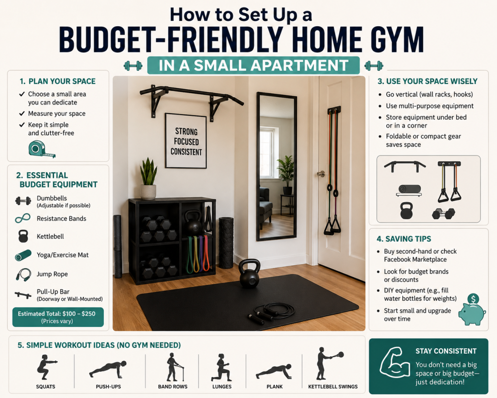 How to Set Up a Budget-Friendly Home Gym in a Small Apartment